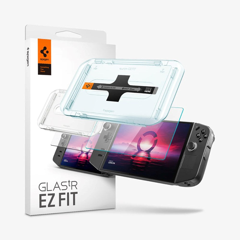Lenovo Legion GO Spigen EZ Fit Glas.tR Skærmbeskyttelse - Case Friendly - Gennemsigtig