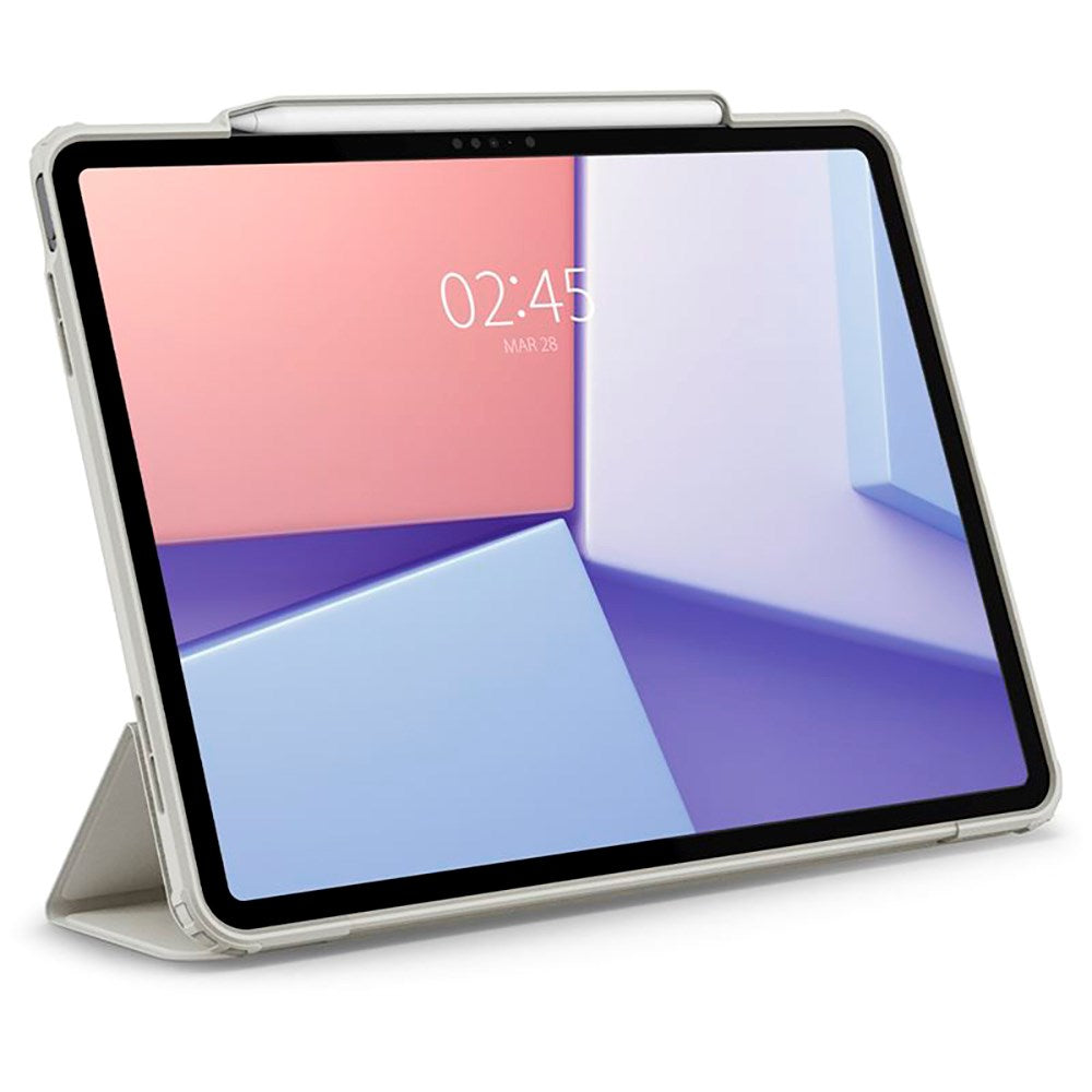 iPad Air 13" (2025 / 2024) Spigen Air Skin Pro Læder Flip Cover - Grå