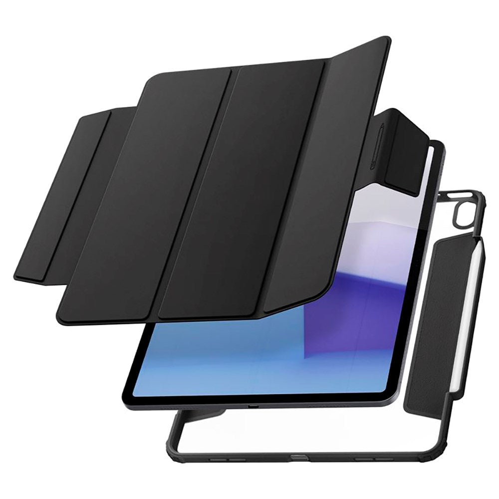 iPad Air 13" (2025 / 2024) Spigen Air Skin Pro Læder Flip Cover - Sort