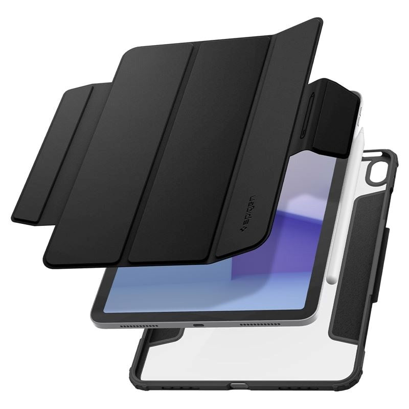 iPad Air 11" (2025 / 2024) Spigen Air Skin Pro Læder Flip Cover - Sort