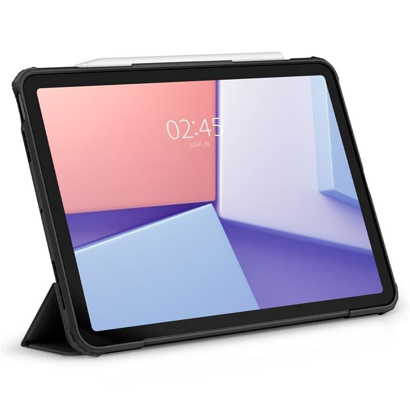 iPad Air 11" (2025 / 2024) Spigen Air Skin Pro Læder Flip Cover - Sort