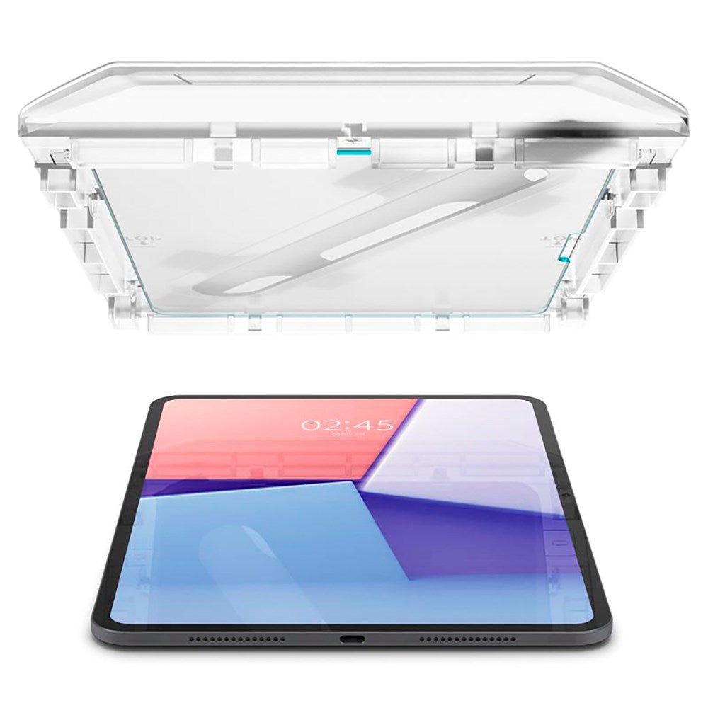 iPad Pro 11" (2025 / 2024) Spigen EZ Fit Glas.tR Skærmbeskyttelse - Case Friendly - Gennemsigtig