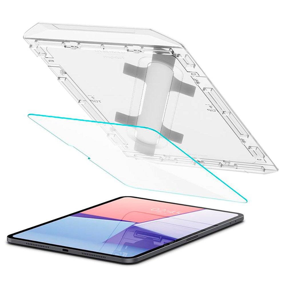 iPad Pro 11" (2025 / 2024) Spigen EZ Fit Glas.tR Skærmbeskyttelse - Case Friendly - Gennemsigtig