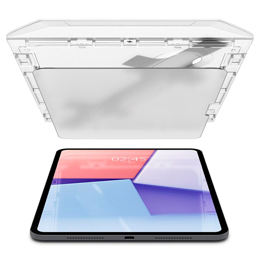 iPad Pro 11" (2025 / 2024) Spigen Paper Touch EZ Fit Glas.tR Skærmbeskyttelse - Case Friendly - Gennemsigtig