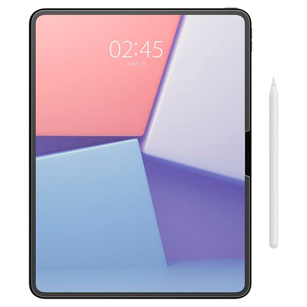 iPad Pro 13" (2025 / 2024) Spigen Paper Touch EZ Fit Glas.tR Skærmbeskyttelse - Case Friendly - Gennemsigtig