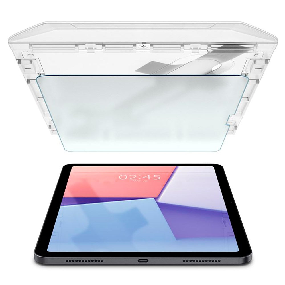 iPad Air 11" (2025 / 2024) Spigen Paper Touch EZ Fit Glas.tR Skærmbeskyttelse - Case Friendly - Gennemsigtig