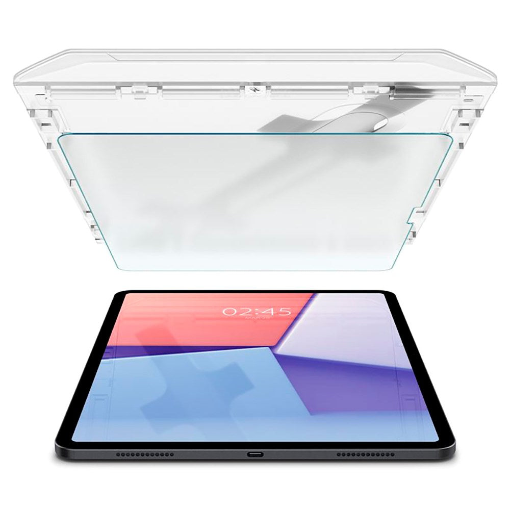 iPad Air 13" (2025 / 2024) Spigen Paper Touch EZ Fit Glas.tR Skærmbeskyttelse - Case Friendly - Gennemsigtig