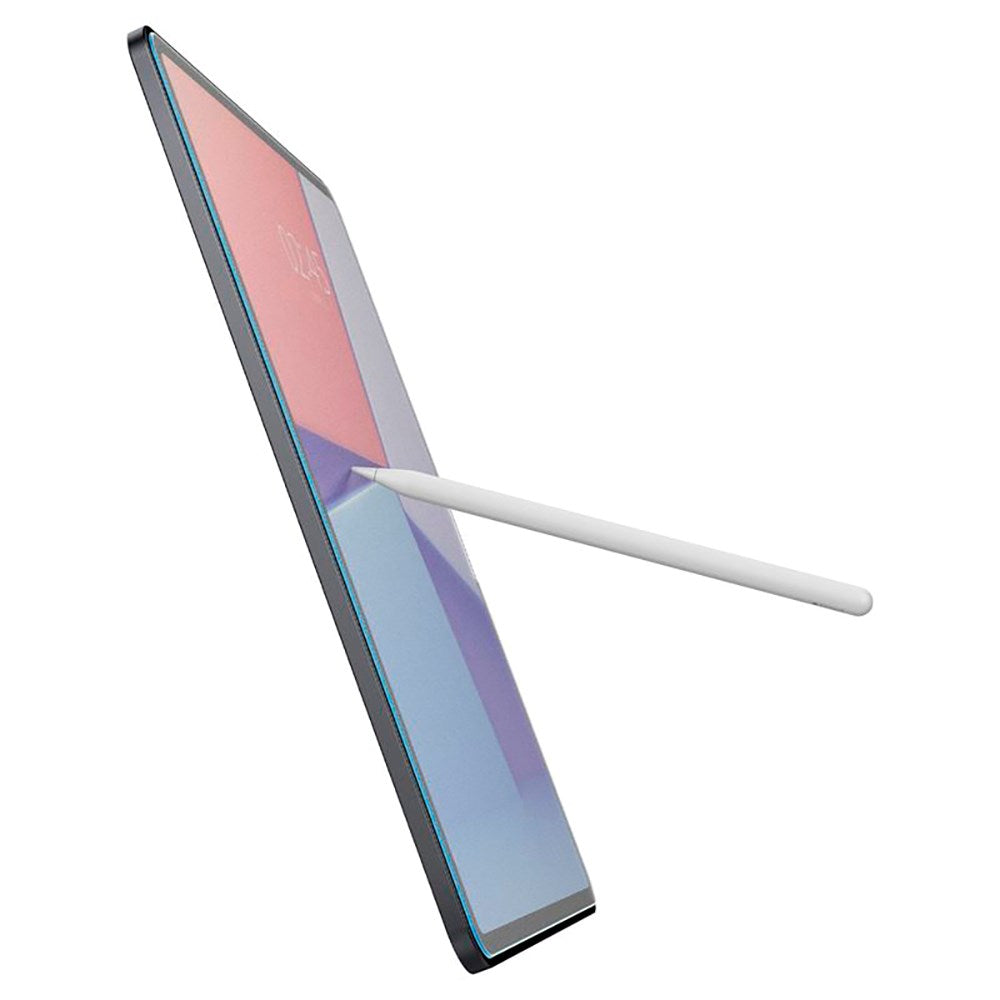 iPad Air 13" (2025 / 2024) Spigen Paper Touch EZ Fit Glas.tR Skærmbeskyttelse - Case Friendly - Gennemsigtig