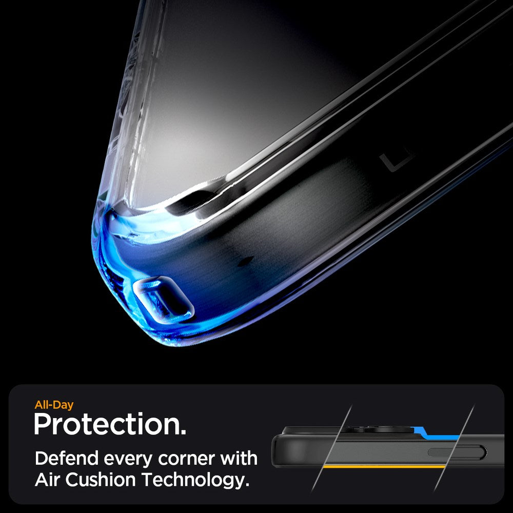 iPhone 16 Pro Spigen Ultra Hybrid Bagside Cover - MagSafe Kompatibel - Sort
