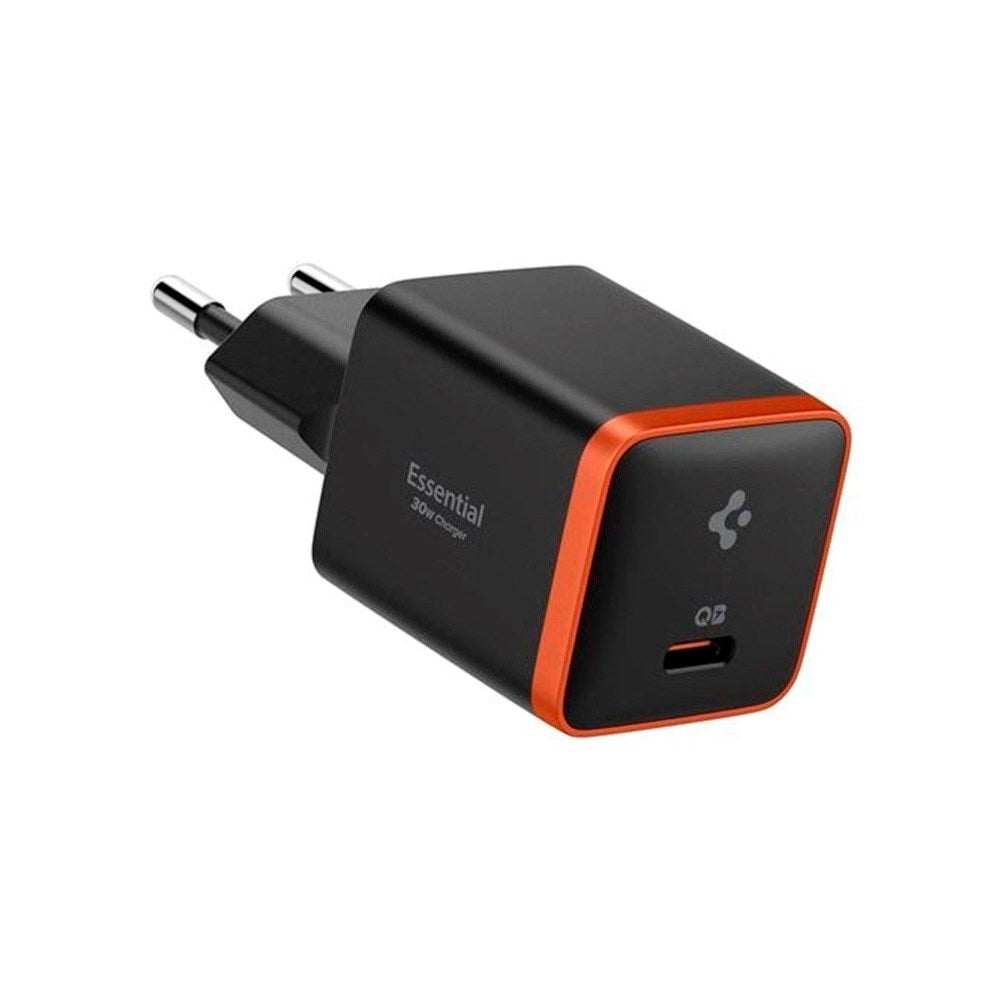 Spigen - 30W Vægoplader - 1x USB-C - Sort