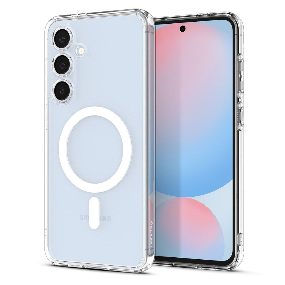 Samsung Galaxy S24 FE Spigen Ultra Hybrid Bagside Cover - MagSafe Kompatibel - Gennemsigtig / Hvid