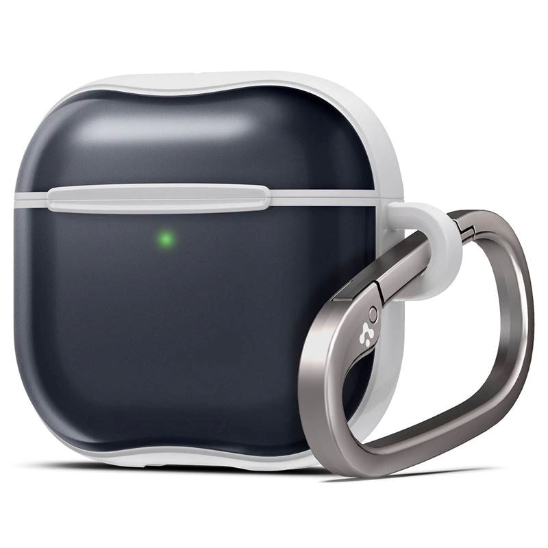 Spigen Classic C1 AirPods (4. Gen.) Hårdt Plastik Cover - Karabinhage - Sort / Hvid