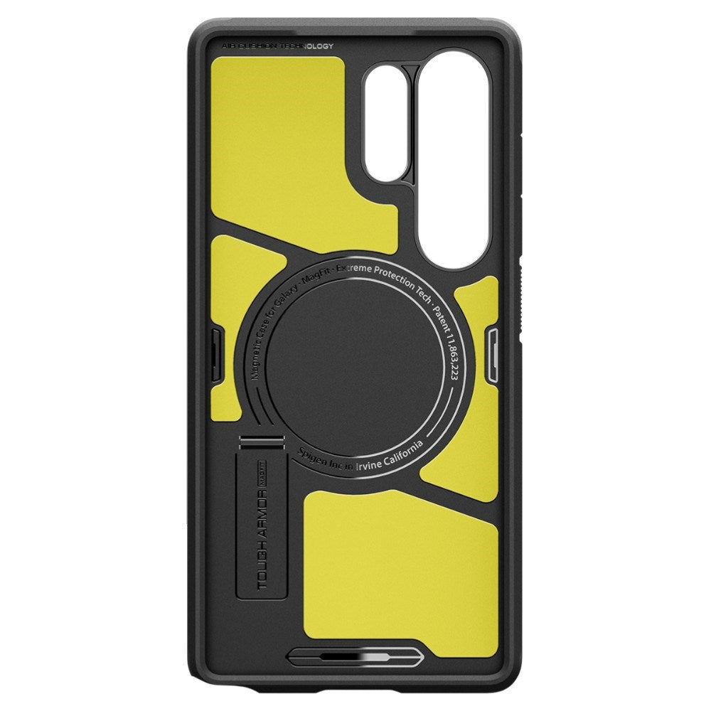 Samsung Galaxy S25 Ultra Spigen Tough Armor Hybrid Bagside Cover - MagSafe Kompatibel - Sort