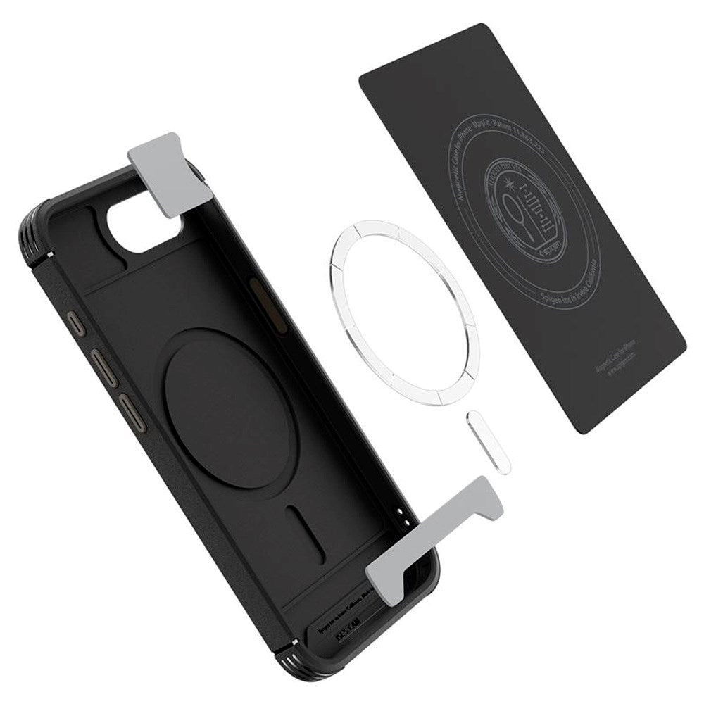 Spigen - iPhone 16e Core Armor Cover - MagSafe Kompatibel - Mat Sort