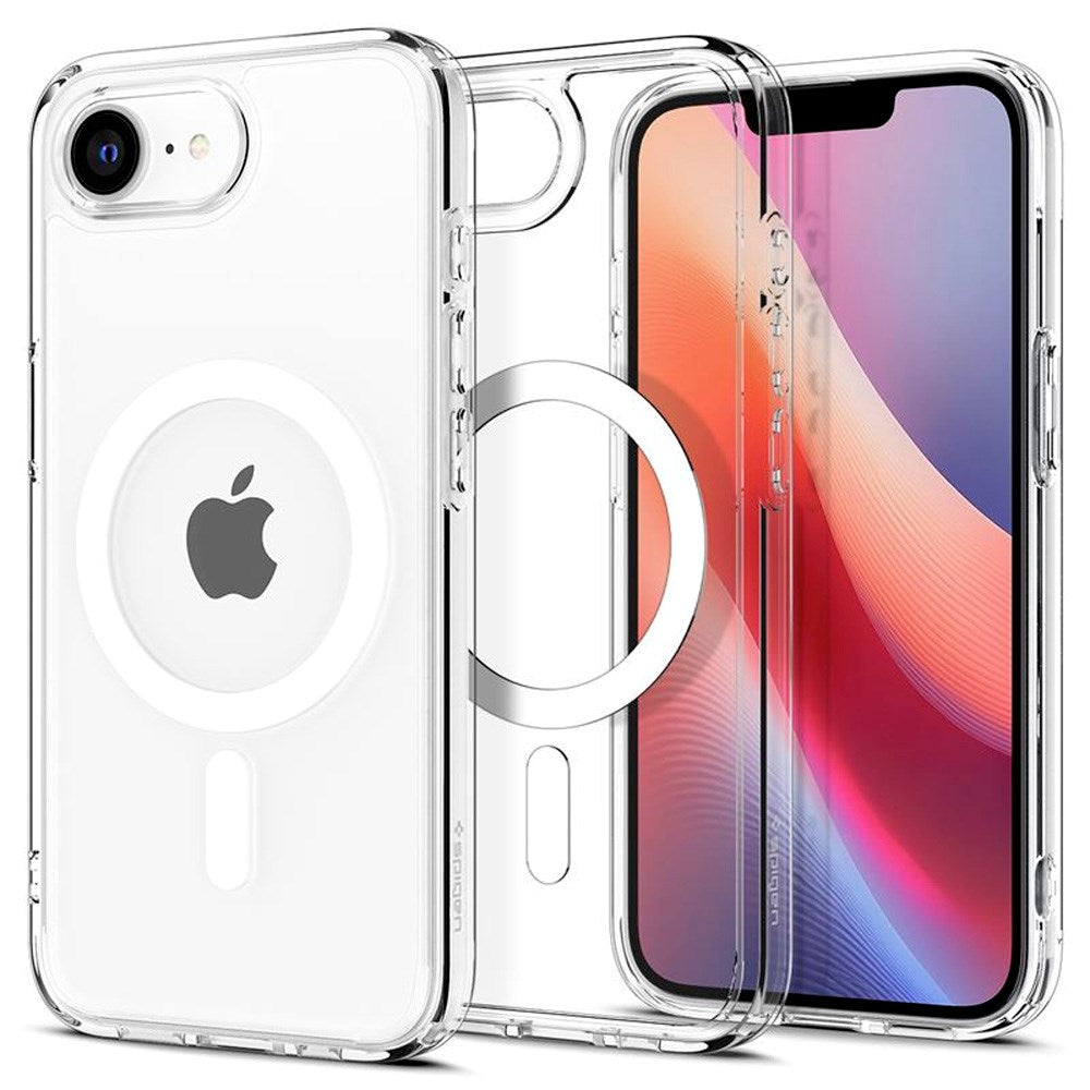 Spigen - iPhone 17e / 16e Crystal Hybrid Cover - MagSafe Kompatibel - Gennemsigtig