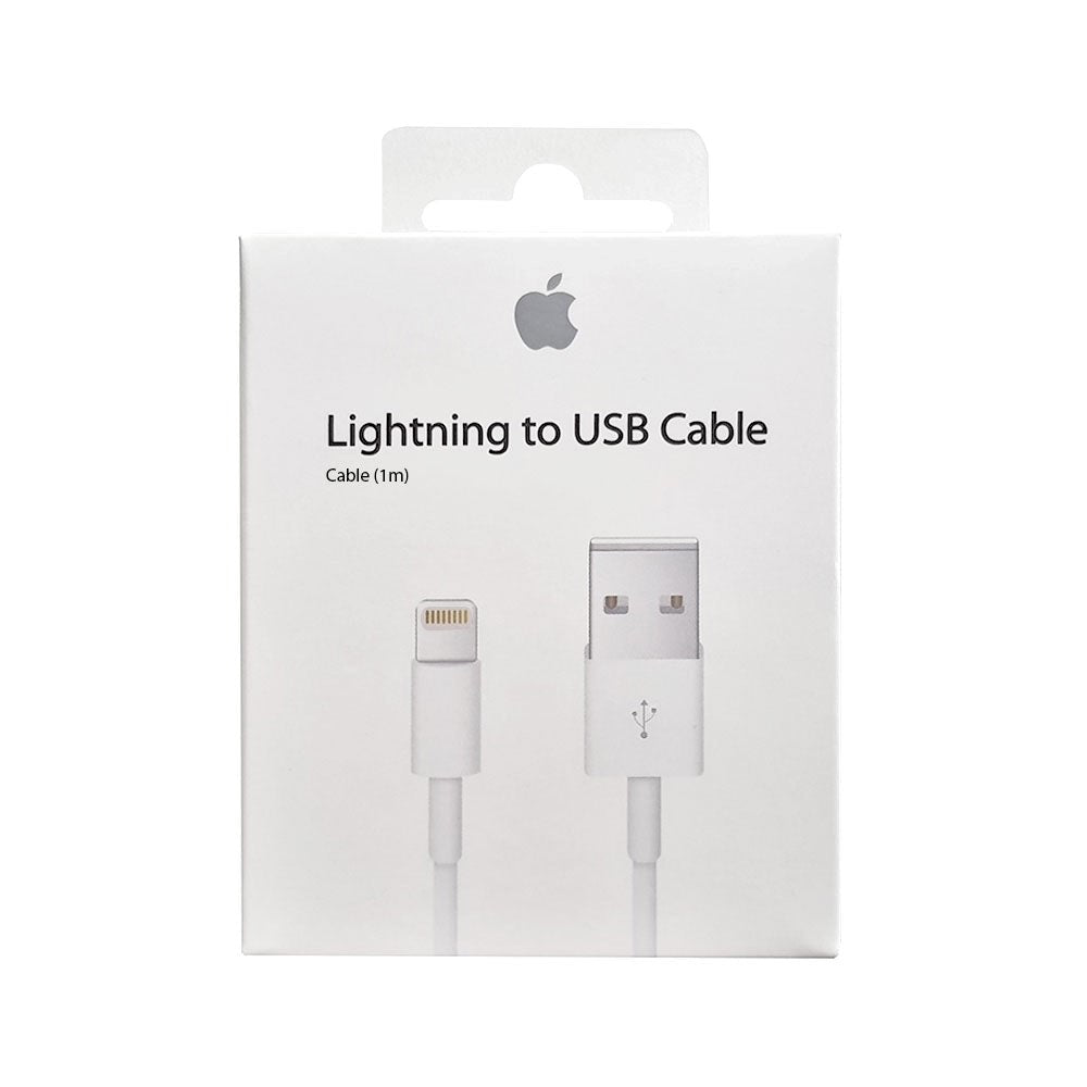 Original Apple Lightning Kabel 1 m. (MXLY2ZM/A) Hvid