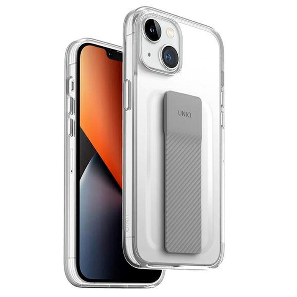 iPhone 14 Plus UNIQ Heldro Mount Fleksibelt Bagside Cover - Gennemsigtig