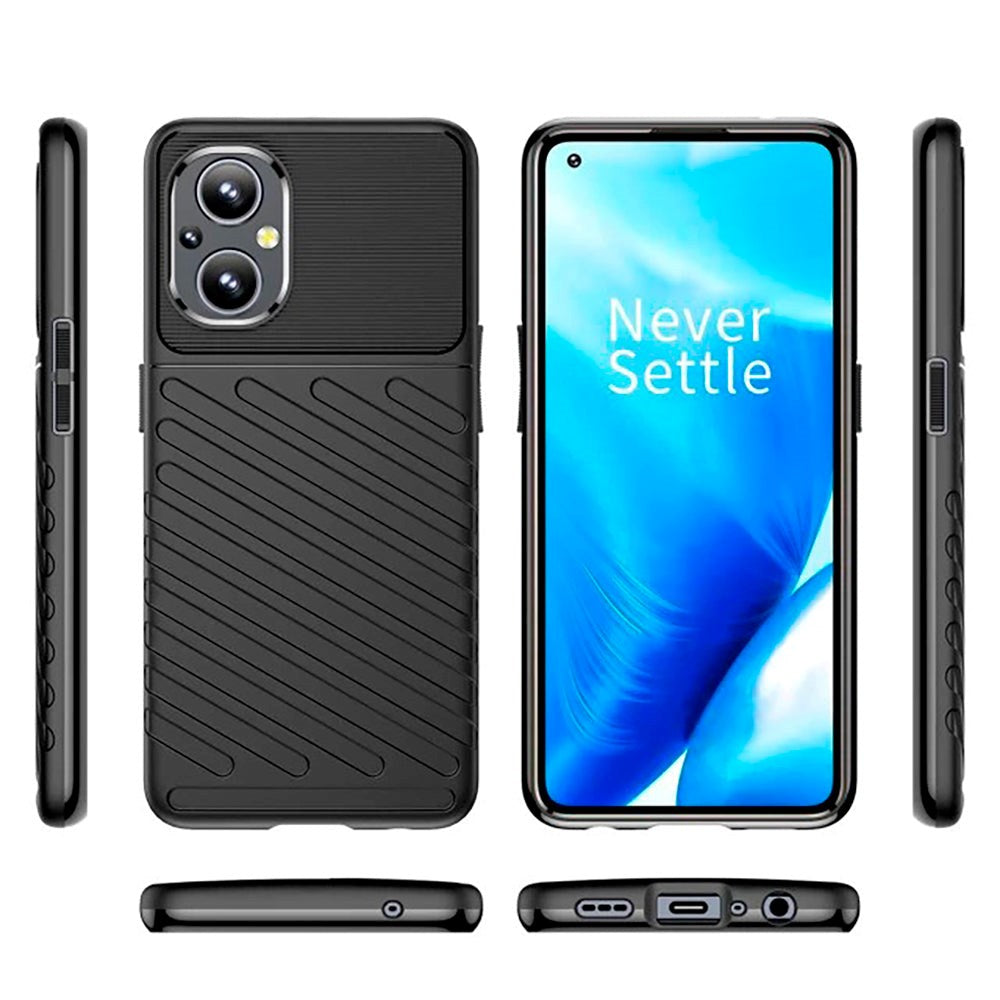 OPPO Reno7 (4G) Hurtle Thunder Series Plastik Bagside Cover - Sort