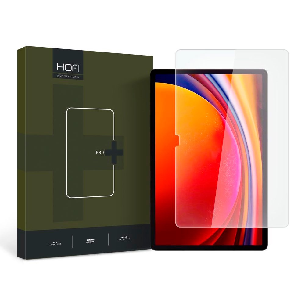 Samsung Galaxy Tab S10+ (Plus) / S9+ (Plus) / S8+ (Plus) / S7+ (Plus) / S7 FE HOFI Pro+ Skærmbeskyttelse - Hærdet Glas - Gennemsigtig