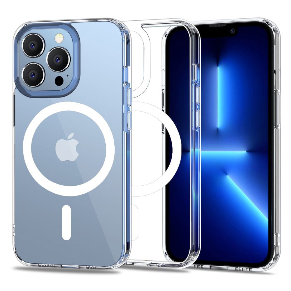 iPhone 13 Pro Max Tech-Protect Magmat Bagside Cover - MagSafe Kompatibel - Gennemsigtig