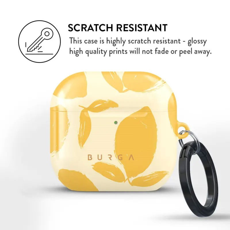 Apple AirPods (4. Gen.) Burga Cover - Lemon Tart