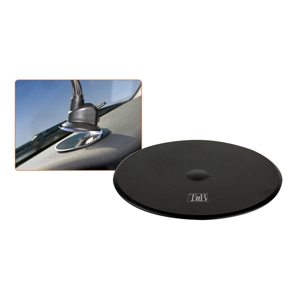 T'NB Instrumentadapter til Sugekopsmontering - 90mm - Sort