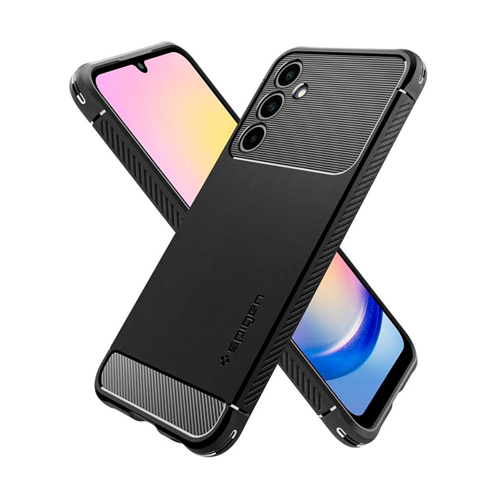 Samsung Galaxy A25 (5G) Spigen Rugged Armor Bagside Cover - Sort