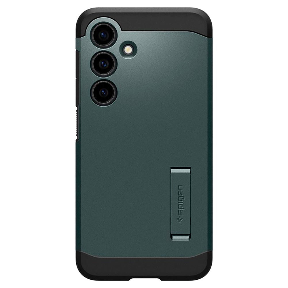 Samsung Galaxy S24 Spigen Tough Armor Bagside Cover - Mørkegrøn