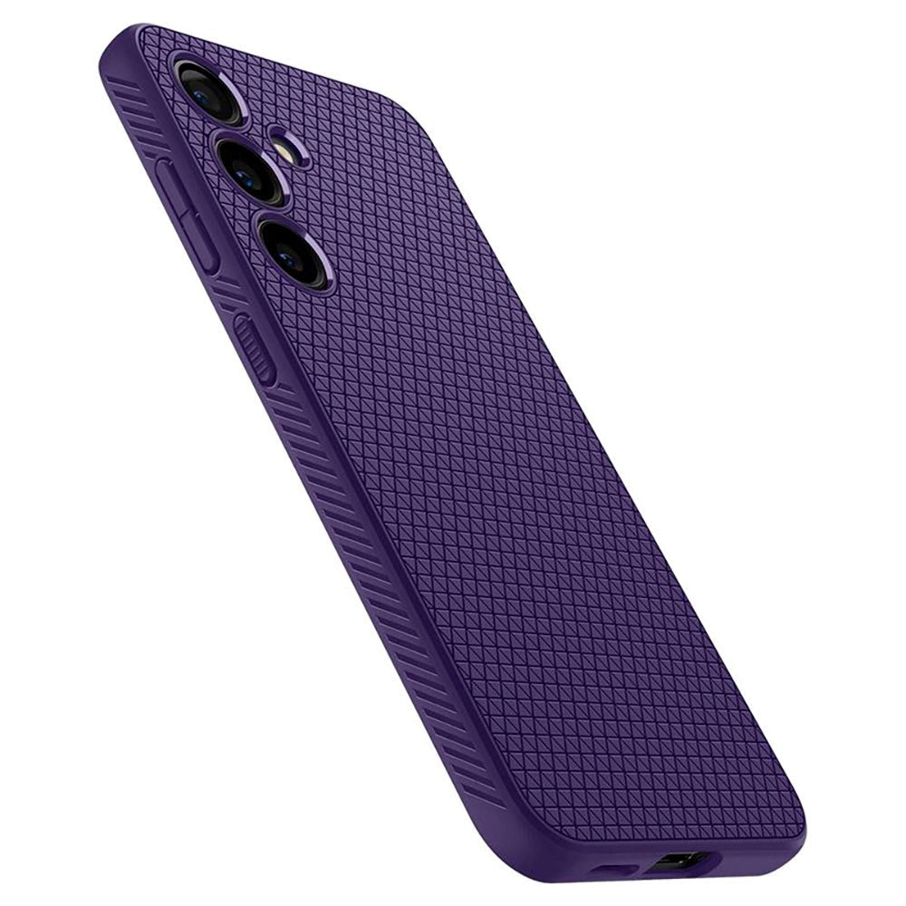 Samsung Galaxy S24 Spigen Liquid Air Bagside Cover - Lilla