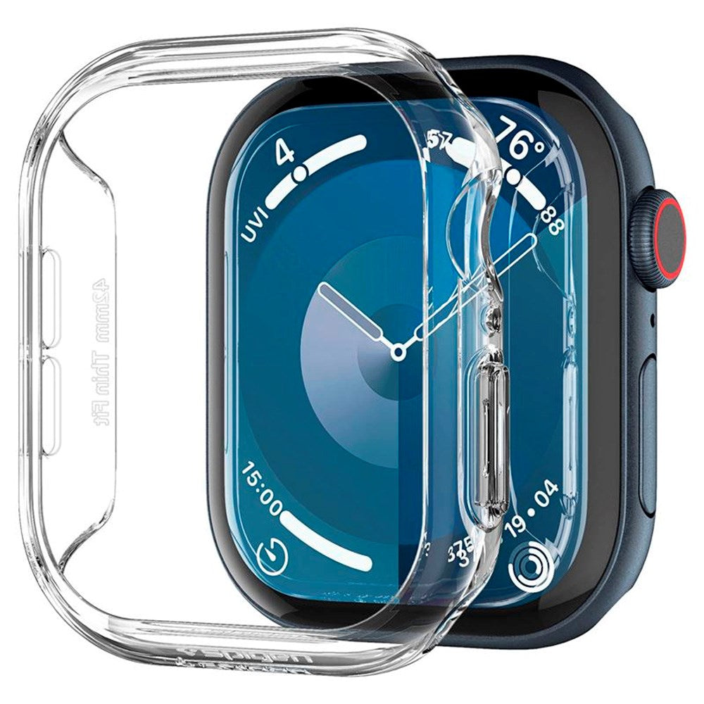 Spigen Thin Fit Cover - Apple Watch 11 / 10 (46mm) - Gennemsigtig
