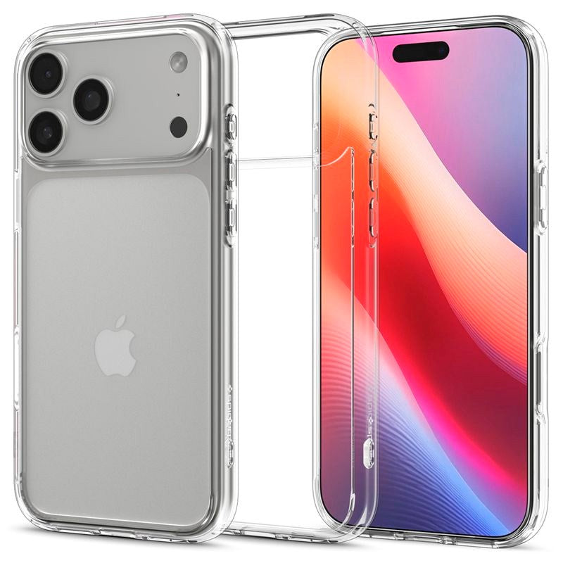 Spigen Ultra Hybrid Cover - iPhone 17 Pro - Gennemsigtig