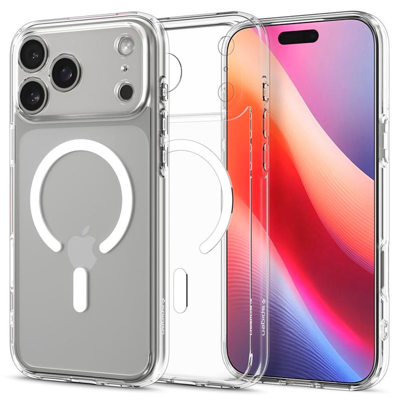 Spigen Ultra Hybrid Cover - iPhone 17 Pro - MagSafe Kompatibel - Gennemsigtig