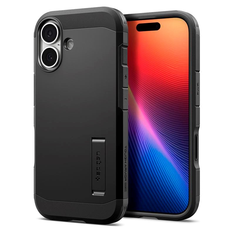 Spigen Tough Armor T Cover - iPhone 17 - MagSafe Kompatibel - Sort