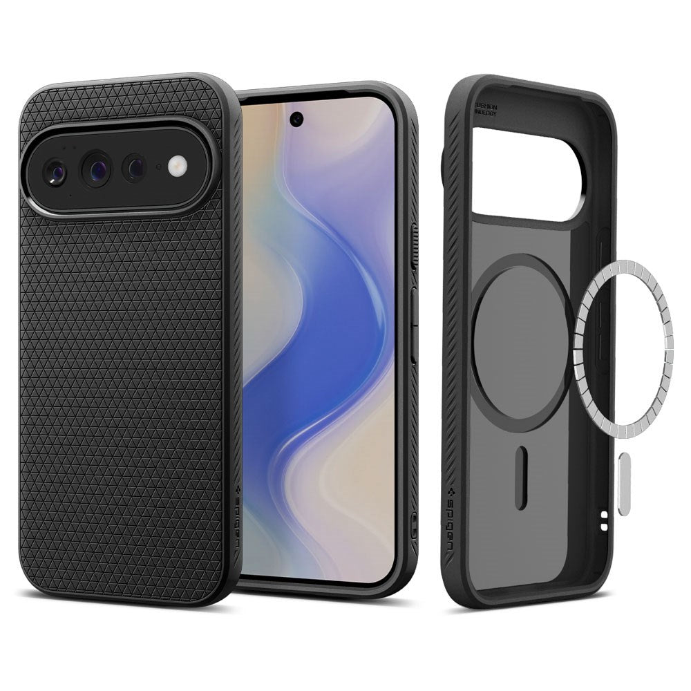 Google Pixel 11 Pro XL Spigen Liquid Air Bagside Cover - MagSafe Kompatibel - Sort