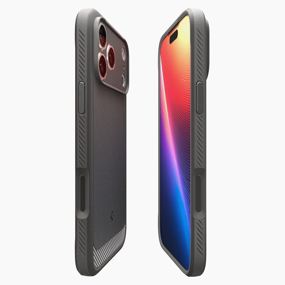 iPhone 18 Pro / 17 Pro Spigen Rugged Armor Bagside Cover - MagSafe Kompatibel - Grå
