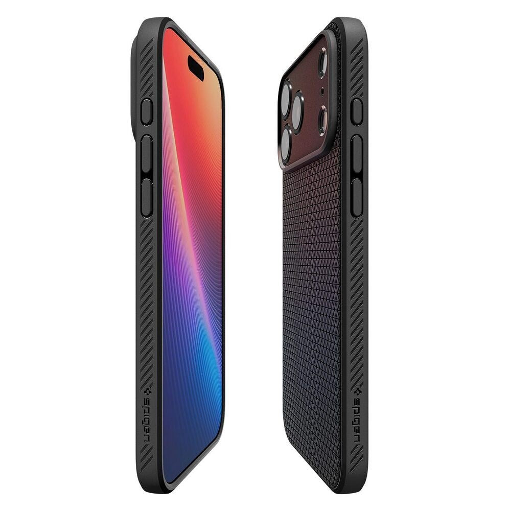 iPhone 18 Pro / 17 Pro Spigen Liquid Air Bagside Cover - Sort