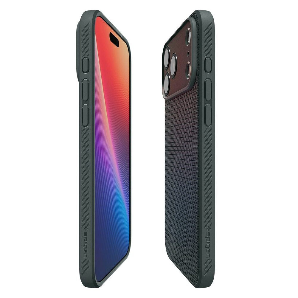 iPhone 18 Pro / 17 Pro Spigen Liquid Air Bagside Cover - Grøn