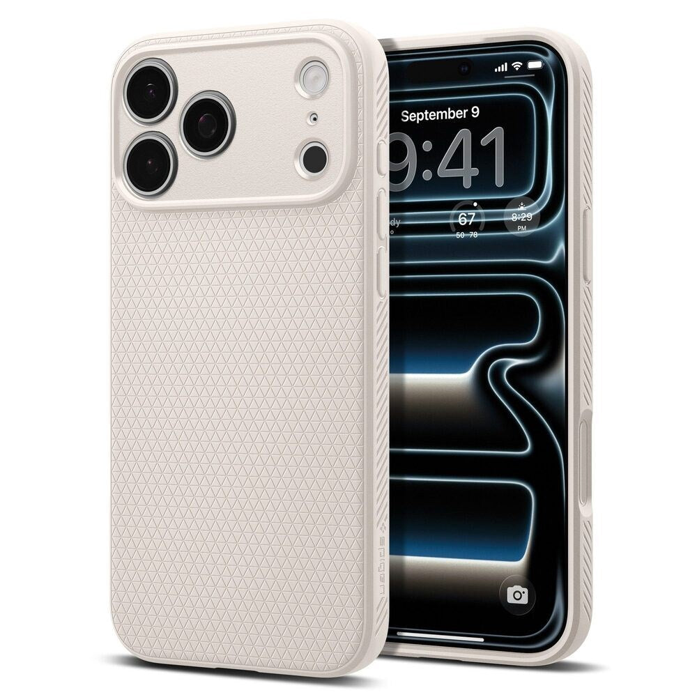 iPhone 18 Pro / 17 Pro Spigen Liquid Air Bagside Cover - Titanium