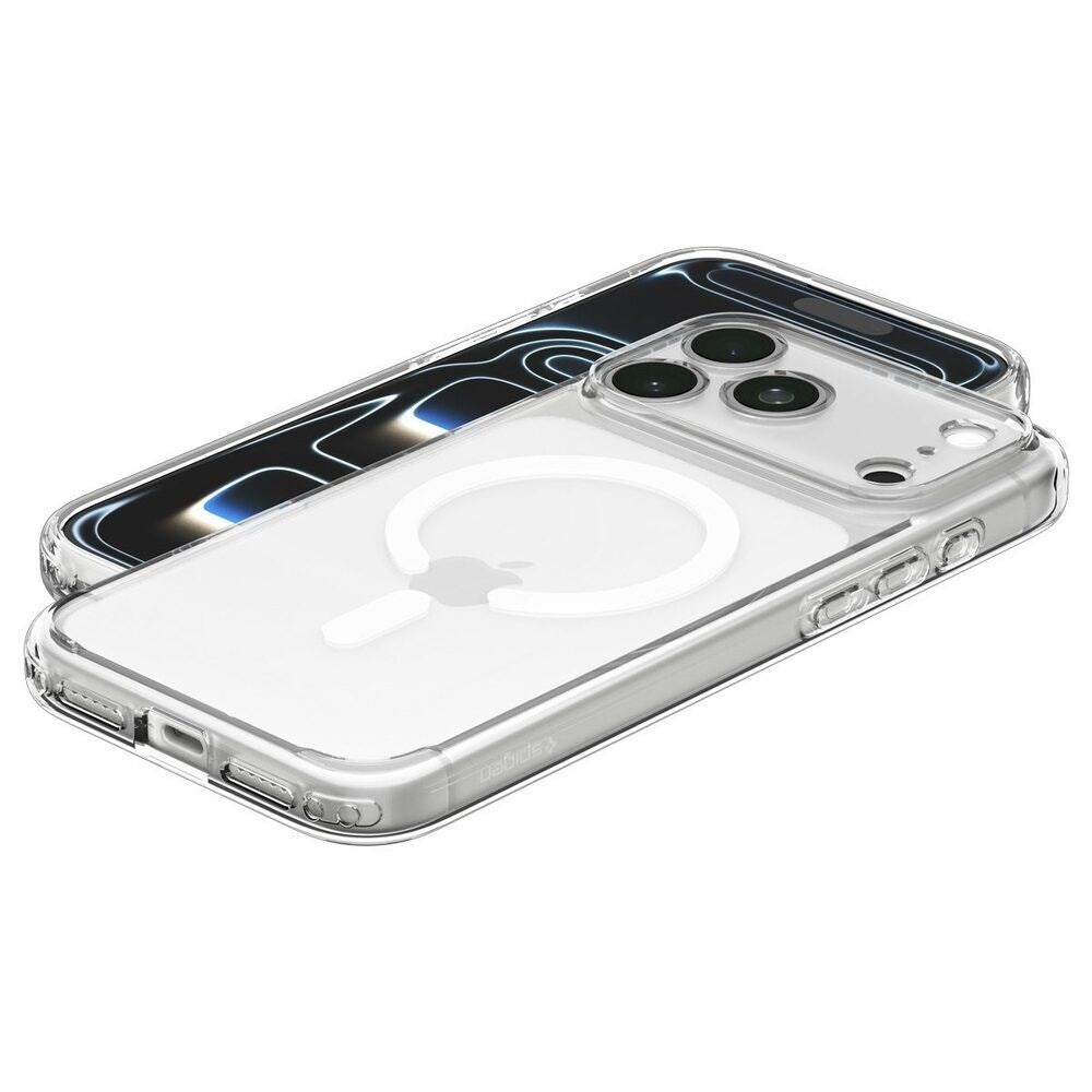 iPhone 18 Pro / 17 Pro Spigen Ultra Hybrid Bagside Cover - MagSafe Kompatibel - Gennemsigtig / Hvid