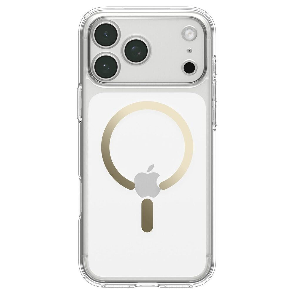 iPhone 18 Pro Max / 17 Pro Max Spigen Ultra Hybrid Bagside Cover - MagSafe Kompatibel - Gennemsigtig / Guld