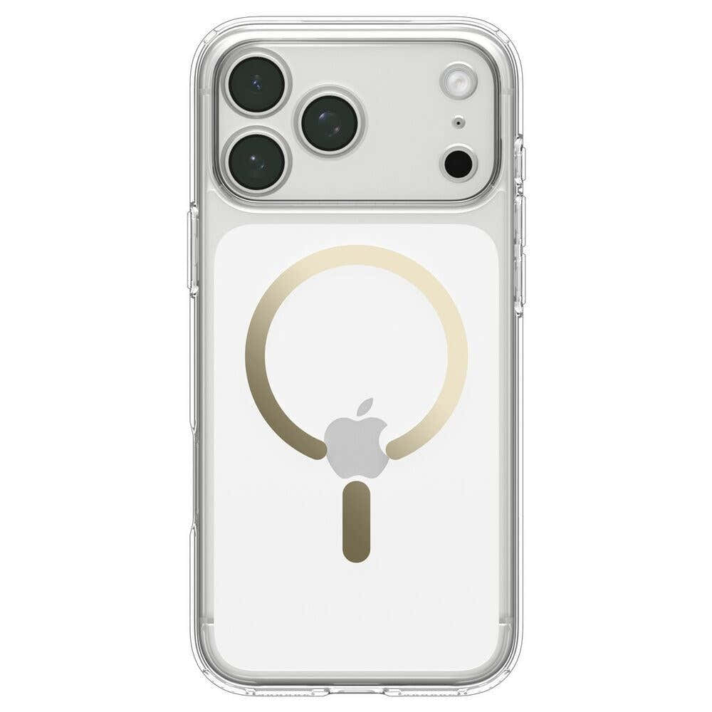 iPhone 18 Pro / 17 Pro Spigen Ultra Hybrid Bagside Cover - MagSafe Kompatibel - Gennemsigtig / Guld