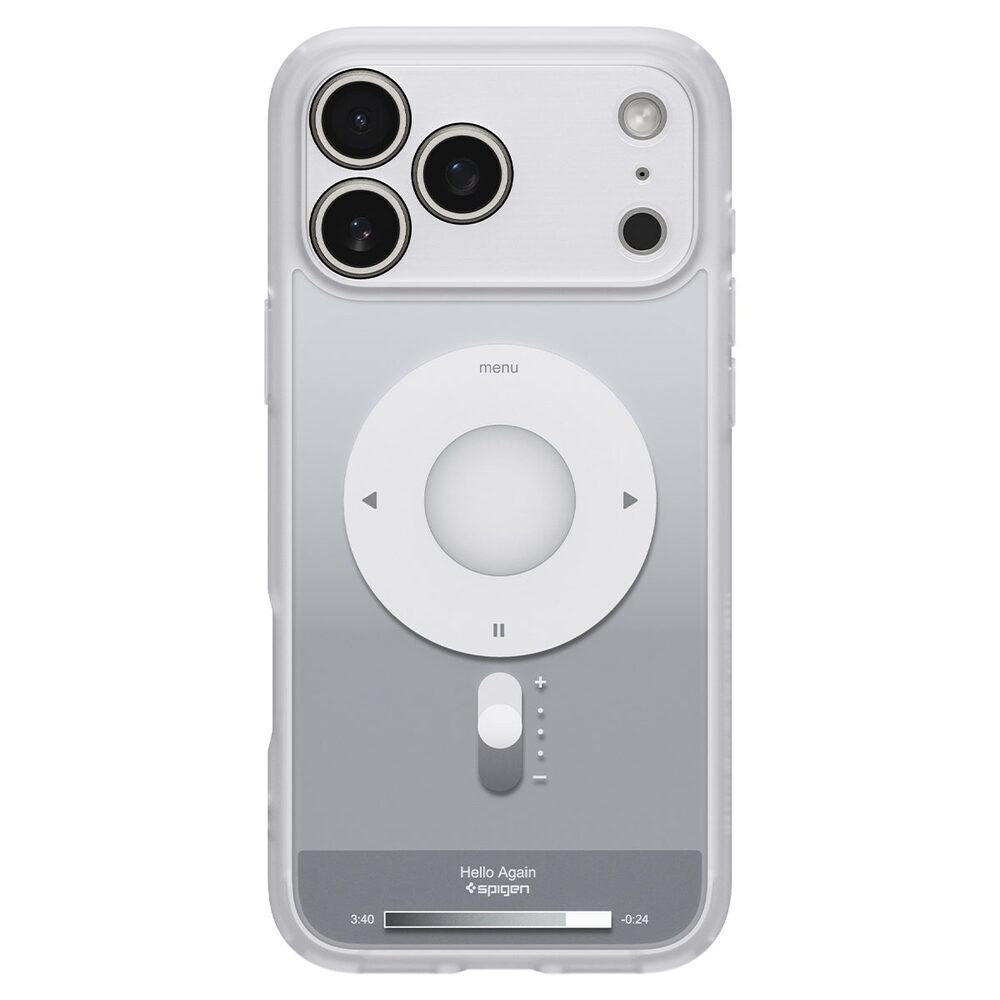 iPhone 18 Pro / 17 Pro Spigen Ultra Hybrid Bagside Cover - MagSafe Kompatibel - Sølv