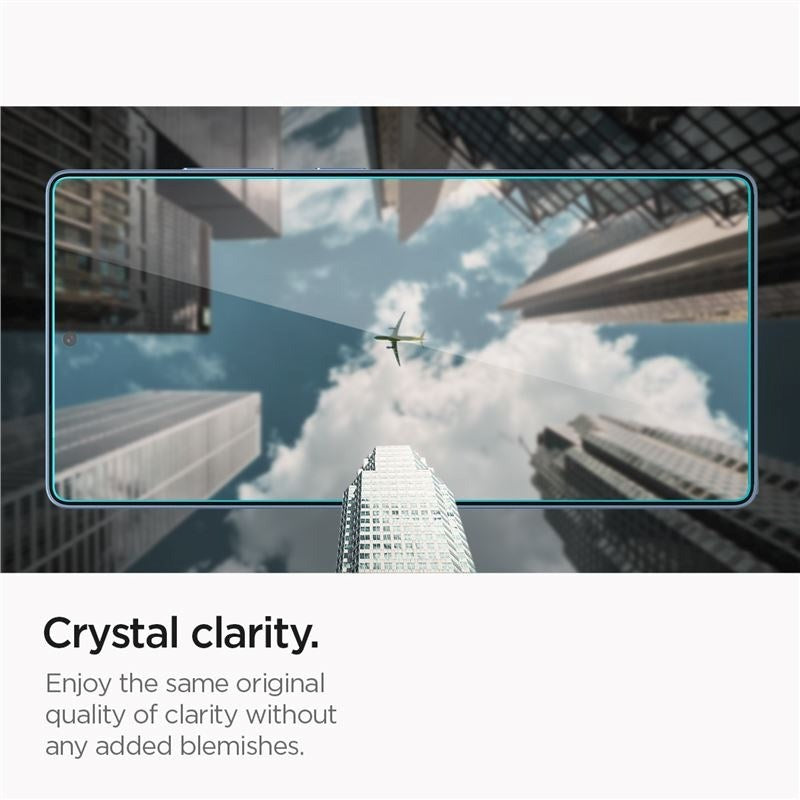 Samsung Galaxy S25 Ultra Spigen EZ Fit Glas.tR Beskyttelsesglas 2 Stk. - Case Friendly - Gennemsigtig