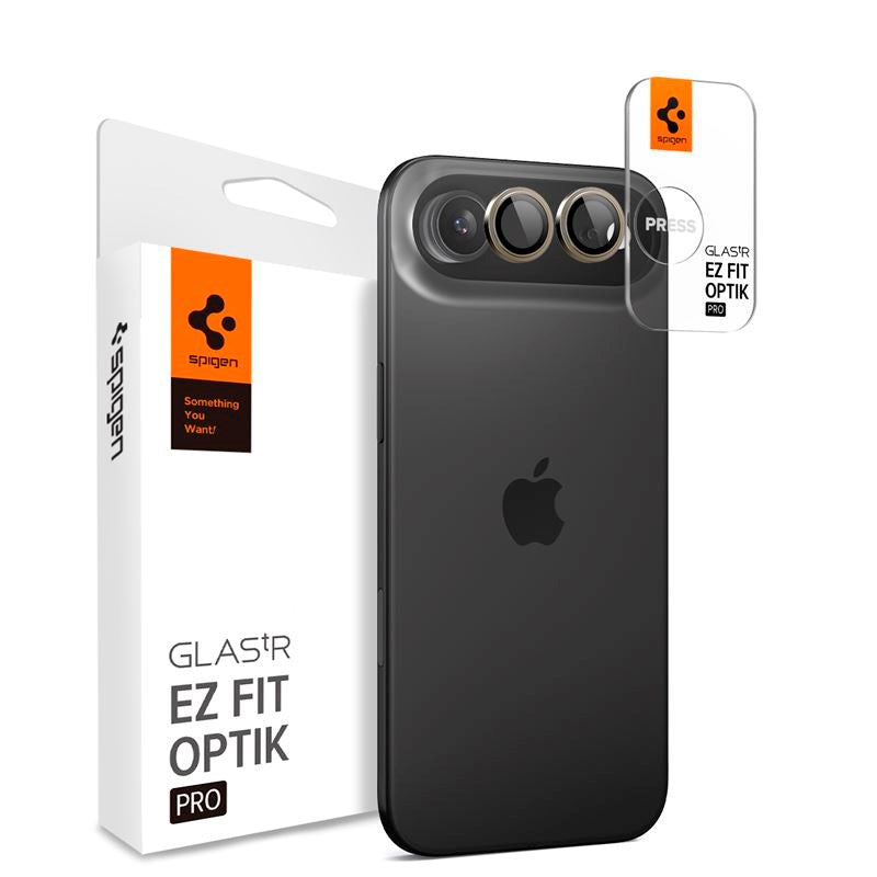 Spigen - iPhone Air - Glass tR EZ Fit Optik Pro Kameralinsebeskyttelsesglas - 2 stk - Guld