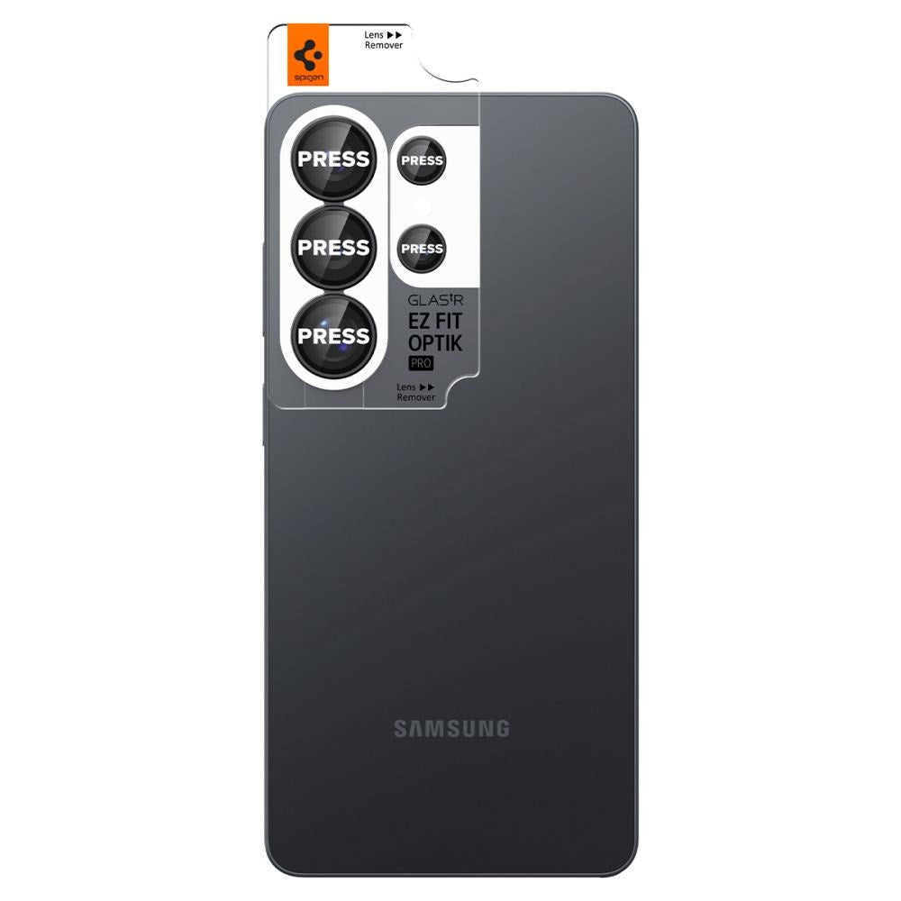 Spigen Samsung Galaxy S26 Ultra Glass tR EZ Fit Optik Pro Kameralinseglas - 2 stk - Sort