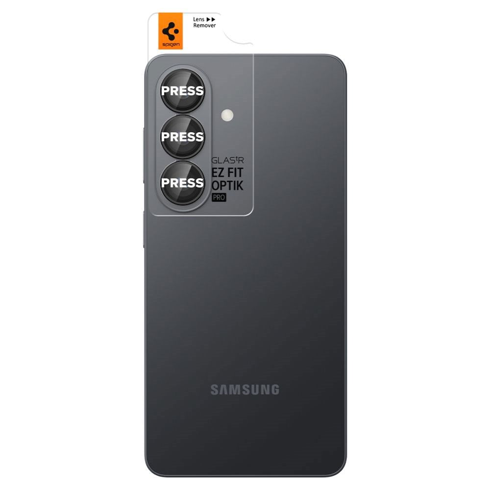 Spigen Samsung Galaxy S26 Glass tR EZ Fit Optik Pro Kameralinseglas - 2 stk - Sort