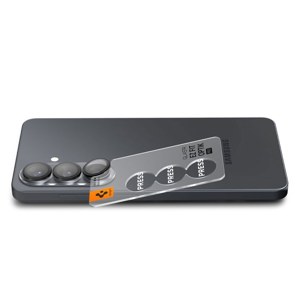 Spigen Samsung Galaxy S26 Glass tR EZ Fit Optik Pro Kameralinseglas - 2 stk - Sort