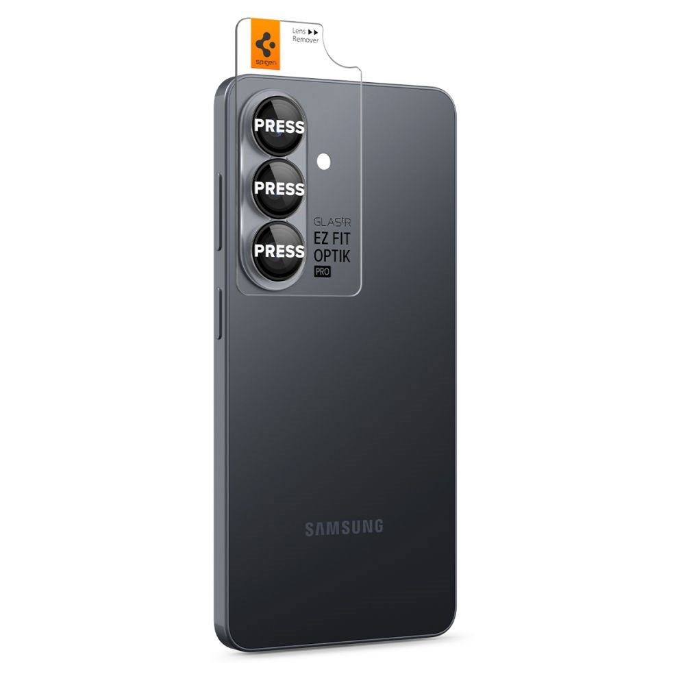 Spigen Samsung Galaxy S26 Glass tR EZ Fit Optik Pro Kameralinseglas - 2 stk - Sort