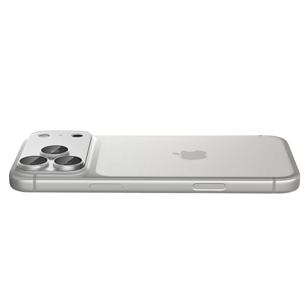 iPhone 18 Pro / 17 Pro Spigen Glass tR EZ Fit Optik Pro XL Kamerabeskytter - Sølv