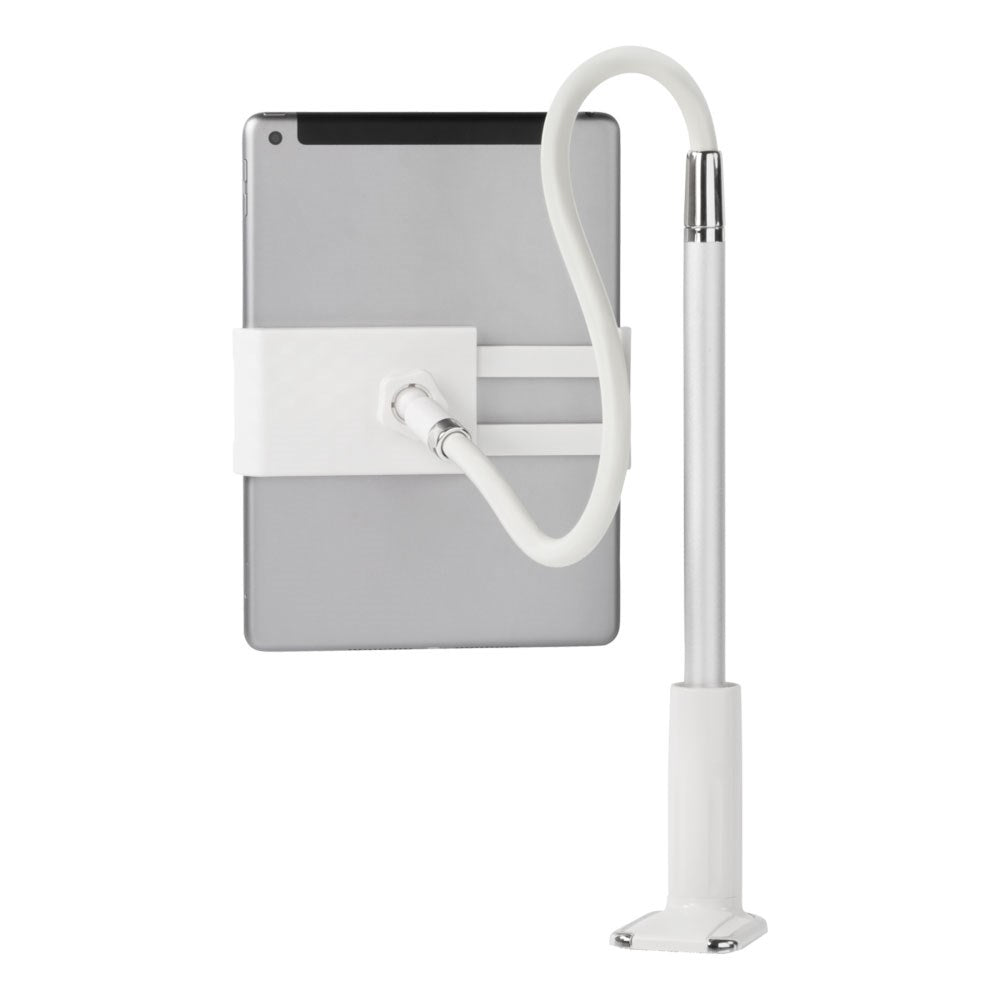 Deltaco Bordholder til Mobil & Tablet - 125 til 190 mm - Hvid
